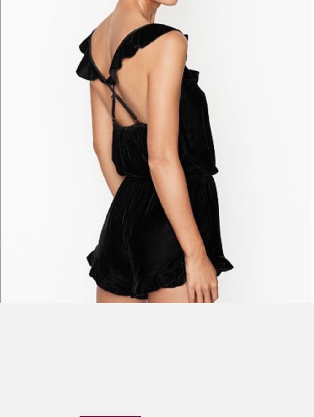Victorias Secret Velvet Teddy Romper
